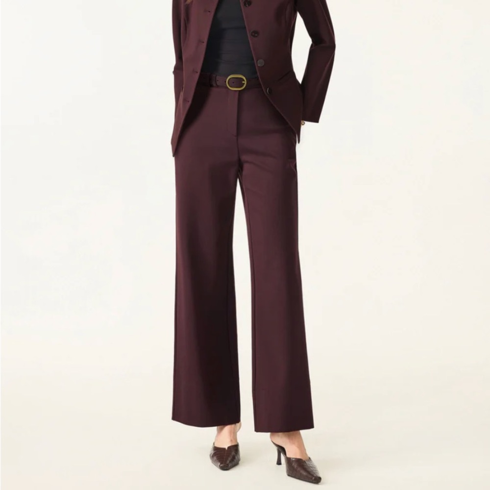 NWT Never Worn OGL High Rise Wide Leg Trousers with zippered pocket